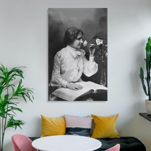 Poster Helen Keller 2 sur toile décoration murale moderne chambre 40x60cm - 6