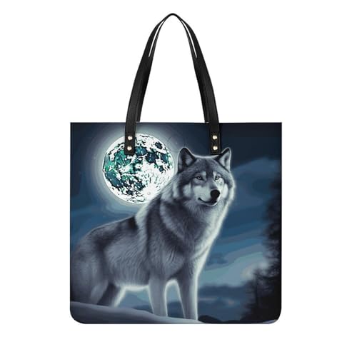 Sac fourre-tout tendance en cuir PU aux finitions minimalistes