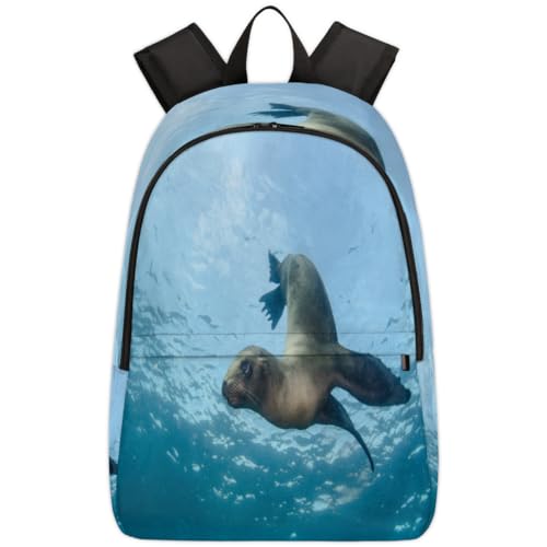 Sac à dos voyage ordinateur portable lion de mer pour vos déplacements urbains