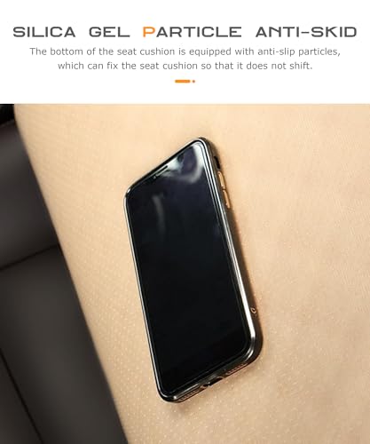 Flaconi Auto Sitzkissen,Sitzauflage Auto,Sitzkissen Auto,Sitzbezug Auto Vordersitze,Auto Sitzkissen,Autositzauflage,Sitzbezug,Sitzschoner Auto Vordersitze (Schwarz)