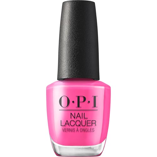 OPI Nail Lacquer Go with the Floatie | Opaque Cool Hot Pink Crème Chip Resistant Nail Polish | Trip...