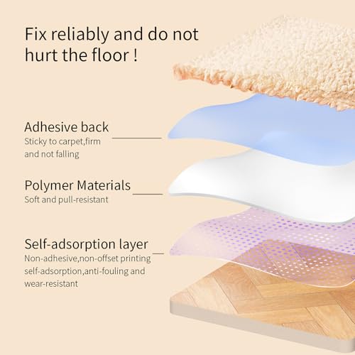 ZhenZebra Pinças de tapete antiderrapantes, forros de tapete, suportes de tapete, suportes de tapete