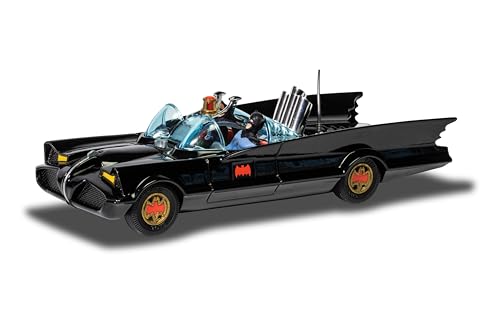 Corgi Diecast Model Cars - RT26701 Batmobile with Batman and Robin - Men & Women Souvenir Gifts from UK - Small Die Cast Toy Car Models for Boys Gift for Motor Enthusiasts