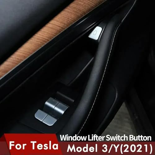 Accessoire lève-vitre Tesla Model Y finition premium pour habitacle 2023 - 4