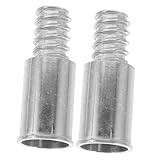 LOEFLIFA 2stücke Teiliges Metall-gewindeadaptern Für Besenstiele Robuste Verlängerung Für Staubwischer Und Besen Amerikanisches Gewinde Langlebig Und Sicher Anwendung