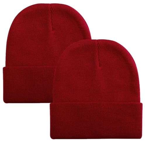 Image of ZOORON Beanie for Men Women Slouchy Winter Beanie Hats Cuffed Skull Caps