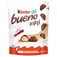 Kinder Bueno Mini, Quality Milk Chocolate Bars, 1 Variety Share Pack (97g)
