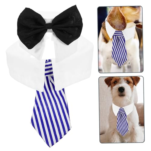 YARNOW 1 Conjunto De Gravata Para Animais De Estimação Coleira De Cachorro Pequena Coleira De Gato G
