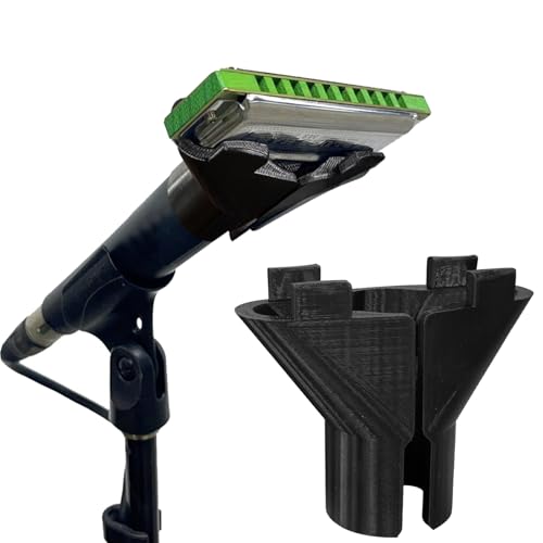 Loxuferv Harmonica Holder for 10 Hole Diatonic Harp,