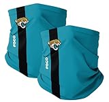 FOCO Jacksonville Jaguars NFL On-Field Stitched Gaiter Scarf - 2 Pack