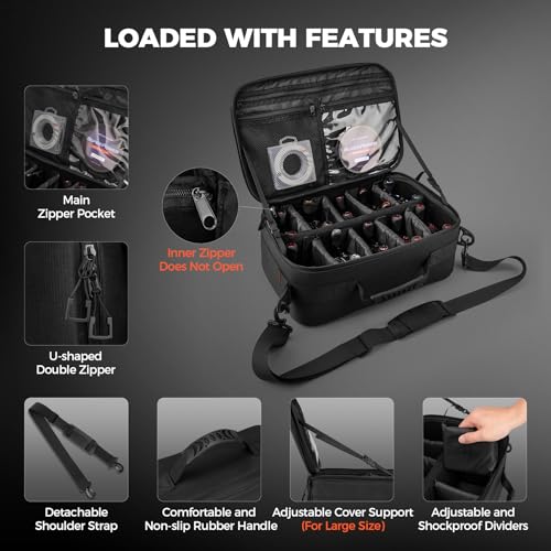 KastKing Fishing Reel Case Medium & Large, Customize Storage, Shockproof Internal Divider Design, Rigid Structural Loadmaster System, Tough and Water-resistant, Keep Reels Protective, Two Size Options - Thumbnail 3