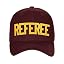 Burgundy Hat Gold Letters