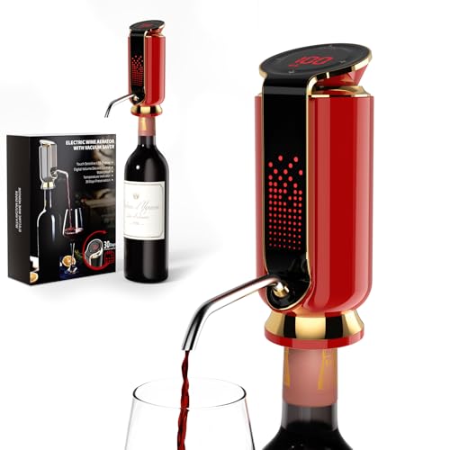 Newise Luxurious 3-in-1 Electric Wine Aerator, Decanter,