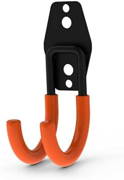 Riloer Garage Storage Utility Hooks, Wall Mount Heavy Duty Garage Hanger and Organizer for Home Garage Storage Organizer Garden Tools, Medium Round Hook/4-Pack