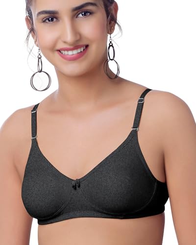 Image of Brida Breathable Cotton Non-Padded Transparent Bra - Comfortable, Stylish, and Lightweight Lingerie for Women - Monica