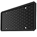 ONE PIX Silicone License Plate Frame Universal American Car Licenses Plate Covers Holders Rust-Proof/Rattle-Proof/Weather-Proof - Black