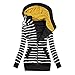 Alueeu Kapuzenjacke Damen Lang Hoodie Jacke: Herbst Lang Elegant mit Kapuze Reißverschluss Sweatjacke Kapuzenpullover Winter Mantel Winterjacke Outdoor Sweatshirt Lange Ärmel Patchwork Outwear