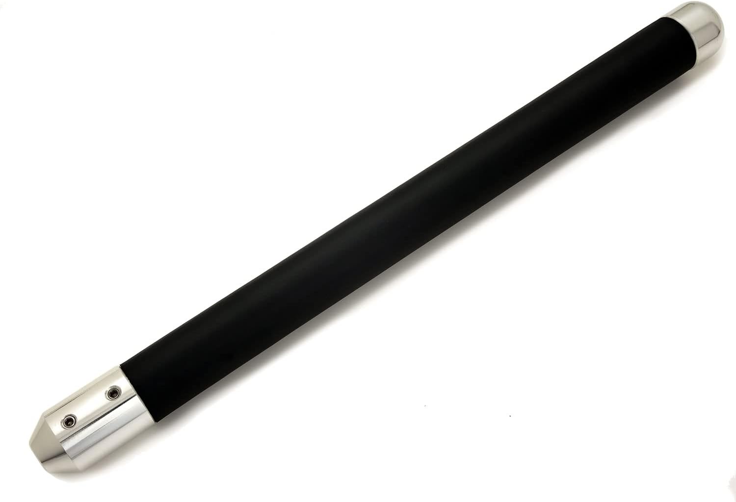 Colored Lathe Tool Handle - Solid Aluminum with Foam Grip - accepts full size (1/2" tang) Carbide Turning Tools, USA Made (Silver)