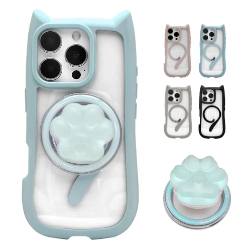 Angel Smile iPhone 13mini �p �P�[�X �����O�t�� Magsafe �X�L�~���O�h�~ ���� �g�уJ�o�[ �N���A ���C�����X�[�d�Ή� �y�� �L���{�[�_�[ �V���v�� �˂��� ���킢�� �؍� �l�C (�u���[, iPhone 13minii)