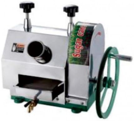 Sugar Cane Presser ET-250A,Manual Sugar Cane Juicer,Extraction Rate Sugar Cane Press Extractor Stainless Steel Shell and Inside Rollers,+ SUGAR CANE POSTER