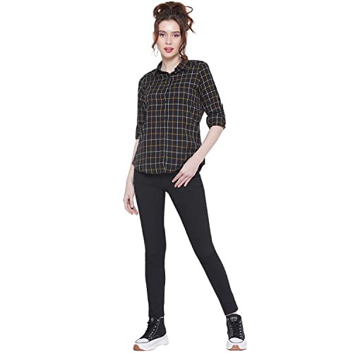 Image of Vastraa Fusion Women's Cotton Checkered Shirt
