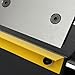Purptarol Industrial 24 inch 20Ga Pan and Box Brake Sheet,Metal Precision Pan and Box Metal Brake with 2 Handles,1 Screw Rod and 3 Fingers,Floor Standing Metal Folder Bending Brake