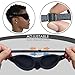Acopelo Silicone Sleep Goggles, Moisture Chamber Glasses for Dry Eyes, Reusable Dry Eye Sleep Mask Elastic and Stretchable Strap, Hydrating Sleep Mask with Goggles case