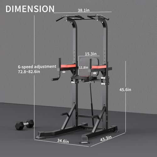 K-KiNGKANG-Power-Tower-Dip-Station-Multi-Function-Assistive-Trainer-Pull-Up-for-Home-Gym-Muscle-Building-and-Beginner-ExercisesLoad-450LBS K KiNGKANG Power Tower Dip Station Multi Function Assistive Trainer Pull Up for Home Gym Muscle Building and Beginner ExercisesLoad 450LBS