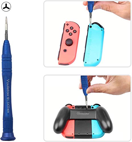 Youletao Y Screwdriver for Nintendo Switch, Y Tip 1.5 Y00 Triwing Tri Point Screwdriver Set Tool Kit for Nintendo Switch Joy-Con Controller Repair and Samsung Gear S3 Frontier Screwdriver