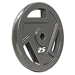 Signature Fitness Cast Iron Plate Weight Plate for Strength Training and Weightlifting, Olympic or Standard, Multiple Sizes - Image 2
