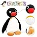 JIANHONGCHUN 13 Inch Cute Penguin Plush Super Soft Cozy Plush Toy Decoration Kids Playmate Fan Gift