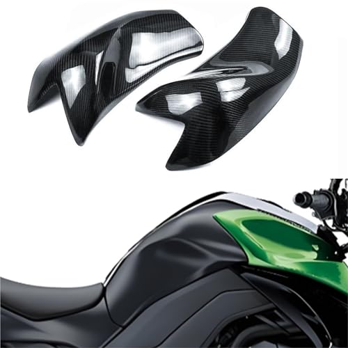 Ailettes de carénage pour Kawasaki Z1000 en fibre de carbone véritable haut de gamme