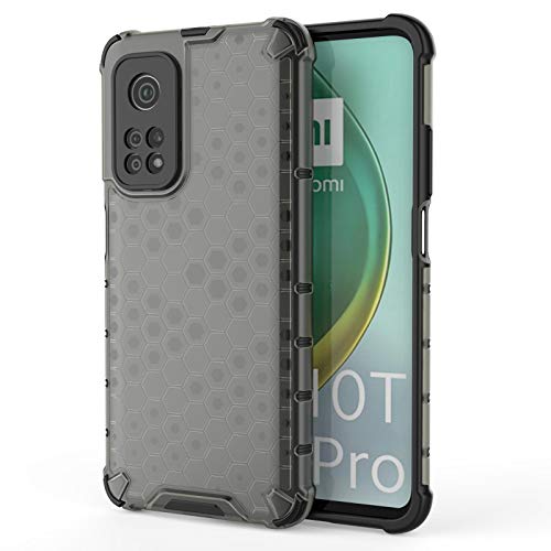 Image of Glasgow | for Mi 10T Honeycomb Pattern Back Case Cover for Mi 10T - Black