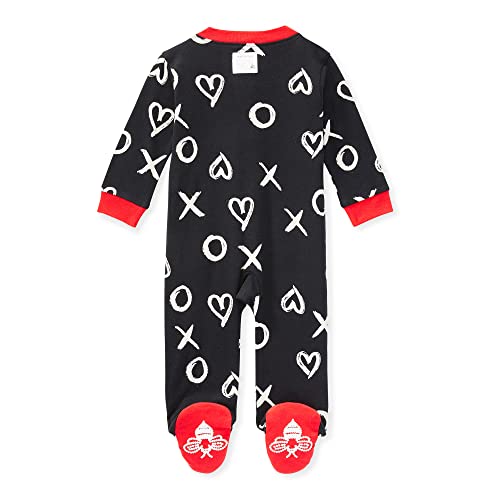 Image of Burt's Bees Baby unisex-baby Sleep & Play, Organic One-piece Romper-jumpsuit Pj, Zip Front Footed Pajama