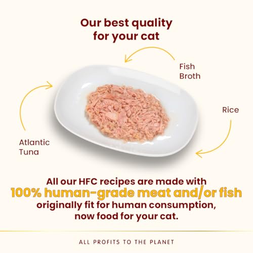 Almo Nature HFC Natural Light Meal Katzenfutter für ausgewachsene Katzen - Atlantikthunfisch 50 g x 4 stück, 200 g