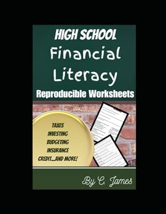 High School Financial Literacy Reproducible Worksheets