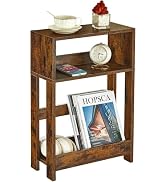 Amazon｜ZEXVIDA ベッドサイドテーブル スリム 幅40×奥行18×高さ58cm