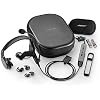 Bose Proflight Series 2 سماعة الطيران مع اتصال Bluetooth ، 6 كابل دبوس LEMO ، أسود