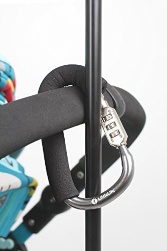 LittleLife Buggy And Pushchair Coded Karabiner Lock To Attach Your Shopping Bags, Handbag Or Change Bag To Stroller, Pram or Pushchair