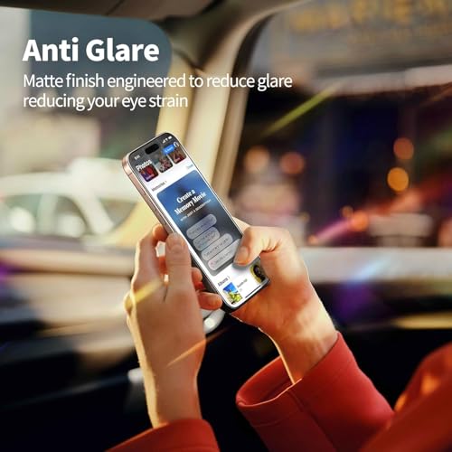 Image of Supershieldz NeoGuard HD+ Gaming Matte Tempered Glass Screen Protector Guard for iPhone 17 Pro, 9H Hardness, Anti-Static, Case-Friendly, Easy Installation Kit - 1 Pack