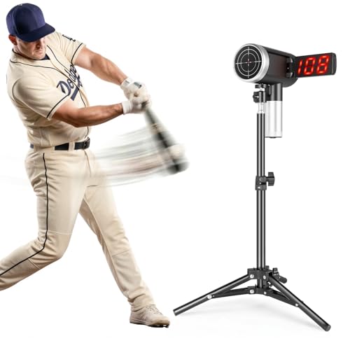 JASCOPRO Upgrade Baseball Radar Gun with Tripod,LED + LCD Dual