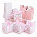50Pcs Cajas Papel Bautizo Regalo Boda Bombones Detalles para Invitados Fiesta Comunion...