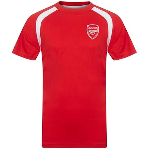Arsenal FC Boys Red Poly T-Shirt 12-13 Yrs Cover