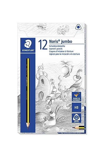 Image of STAEDTLER 119 Noris Jumbo Graphite Chunky Learner's Pencil - HB (Pack of 12)