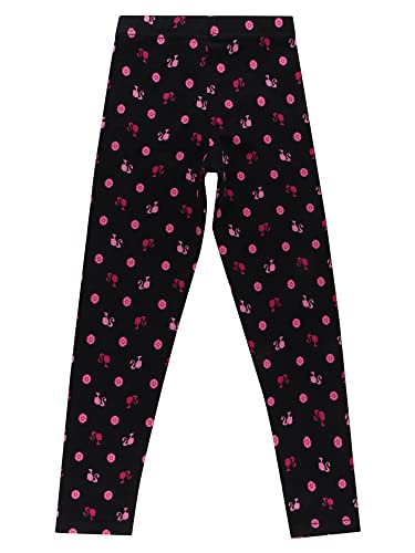 Image of BODYCARE Kids Girls Cotton Leggings | Soft Stretchable Pants, Playtime, Yoga & Casual Wear | Comfortable Elastic Waist Leggings for Toddler & Kids Girls