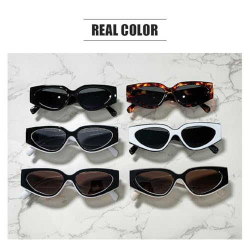 Melrose Y2k Cat Eye Sunglasses Women Luxury Vintage Sun Glasses For Ladies Retro Eyewear Shades UV400 6014