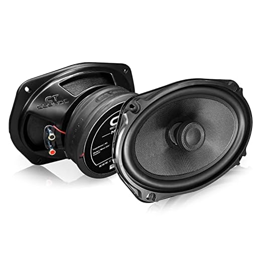 CT Sounds Meso 6x9” 400 Watt 2-Way Premium Coaxial Car Speakers, Pair