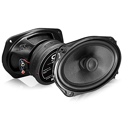 CT Sounds Meso 6x9” 400 Watt 2-Way Premium Coaxial Car Speakers, Pair by CT Sounds - Used condition - US$116.44