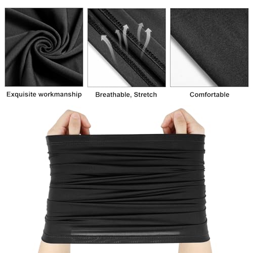 Image of Geyoga 6 /9 Pcs Summer UV Protection Cooling Neck Gaiter Scarf Face Clothing Neck Gaiter Mask Sunscreen Breathable Bandana