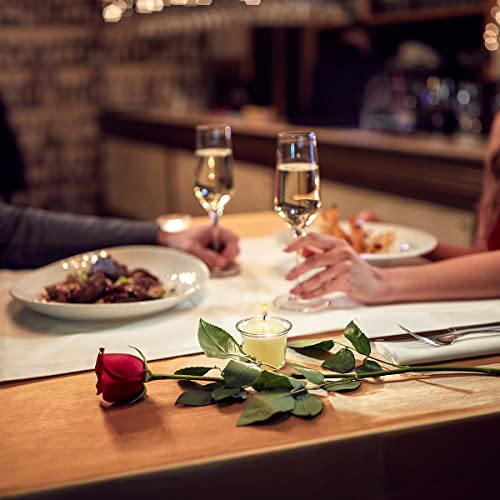 Amusaer Votive Candles In Bulk, 72 Packs Unscented Ivory Wax Candles For Wedding, Party & Home (8 Hour), 1.5'' Dx1.25'' H #TOP3